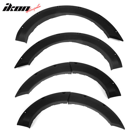 Fits 21-25 Ford Bronco Sport Pocket Style Fender Flares Black Textured PP 6PC