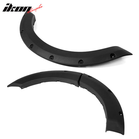 Fits 21-25 Ford Bronco Sport Pocket Style Fender Flares Black Textured PP 6PC