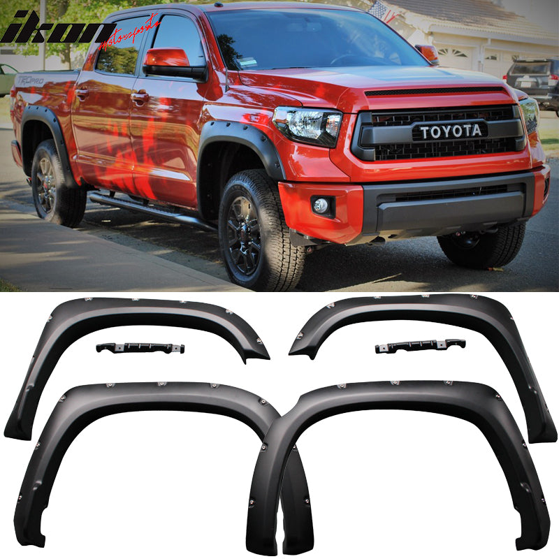 2014-2020 Toyota Tundra Pocket Rivet Style 4PCS Fender Flares Cover PP