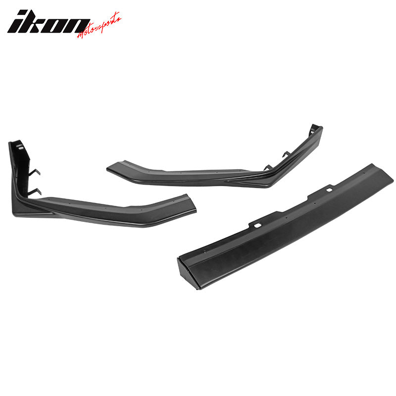 Fits 18-21 Subaru WRX STI Style Front Bumper Lip Chin Spoiler ABS Unpainted 3PCS