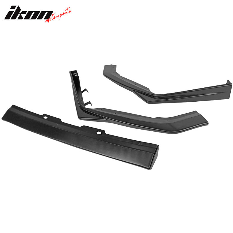 Fits 18-21 Subaru WRX STI Style Front Bumper Lip Chin Spoiler ABS Unpainted 3PCS