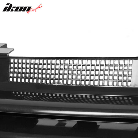 Fits 99-06 VW Golf GTI MK4 Badgeless Style Black Front Bumper Hood Grille ABS