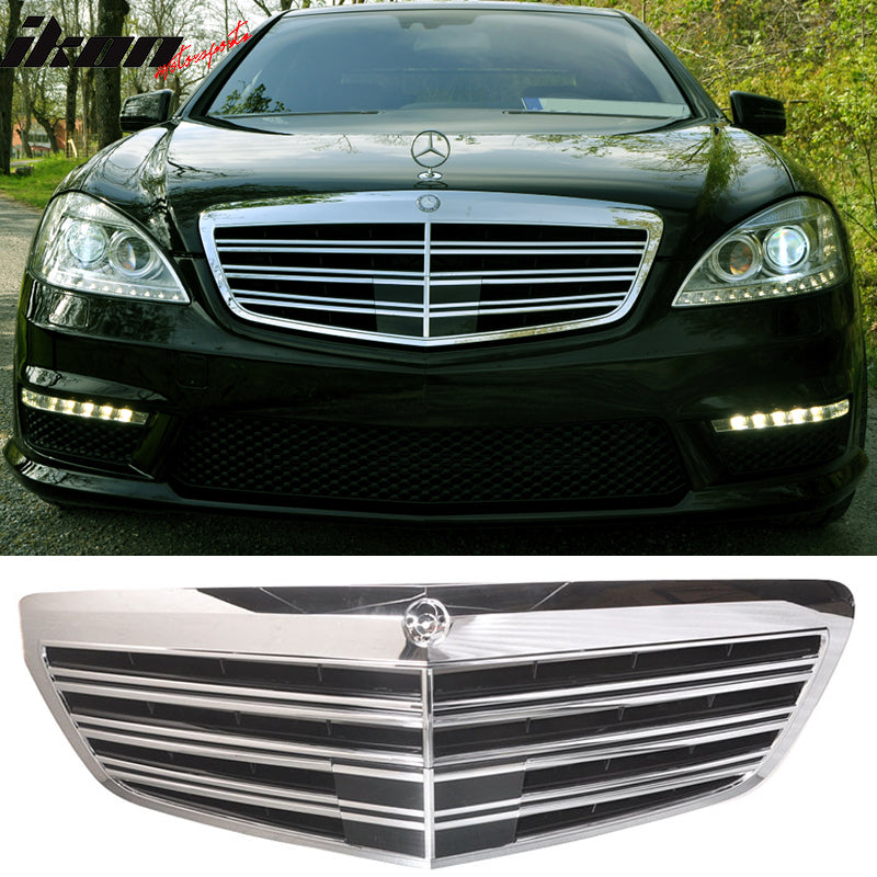 2010-2013 Mercedes-Benz W221 S Class Front  Bumper Hood Grille ABS