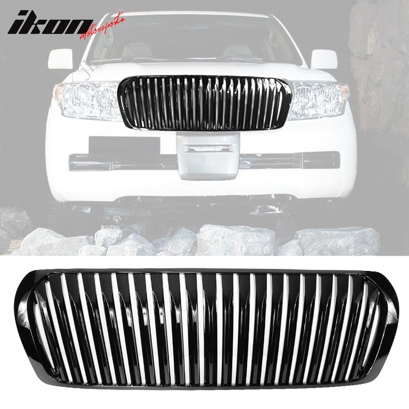 2008-2012 Toyota Land Cruiser Front Grille Hood Grill Z Gloss Black