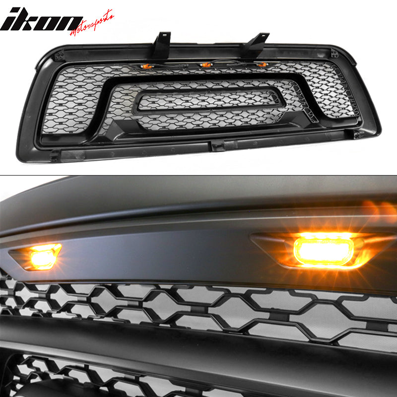 Fits 10-18 Dodge Ram 2500 3500 Front Grille Guard w/ Signal Light