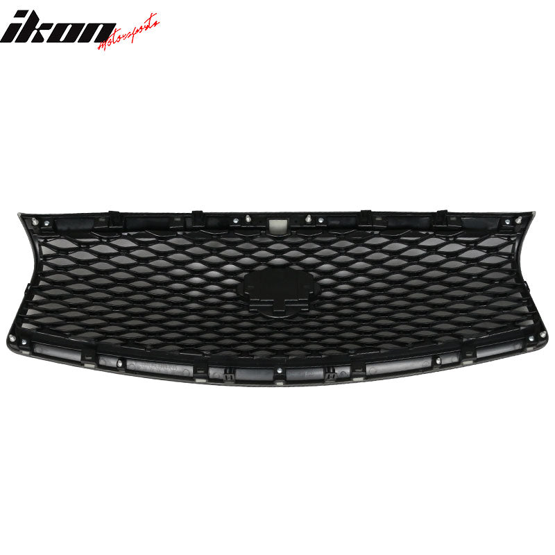 Fits 14-17 Infiniti Q50 Sedan Eau Rouge Concept Mesh Grille in GLOSS Black