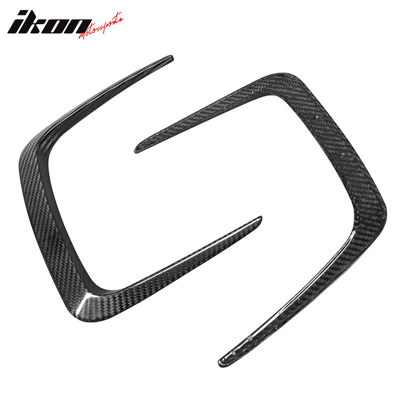 Fits 21-23 G80 M3 G82 G83 M4 X Style 2PC Front Hood Vent Scoops Dry Carbon Fiber