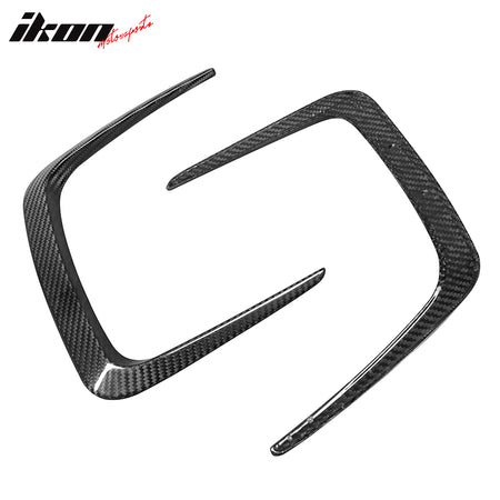 Fits 21-23 G80 M3 G82 G83 M4 X Style 2PC Front Hood Vent Scoops Dry Carbon Fiber