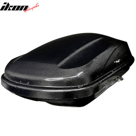 Key Lock Car Cargo Roof Box Luggage Roof Carrier 57*29*2016 - Real Carbon Fiber CF