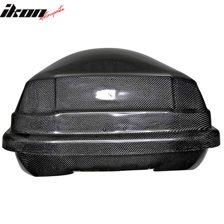 Key Lock Car Cargo Roof Box Luggage Roof Carrier 57*29*16 - Real Carbon Fiber CF