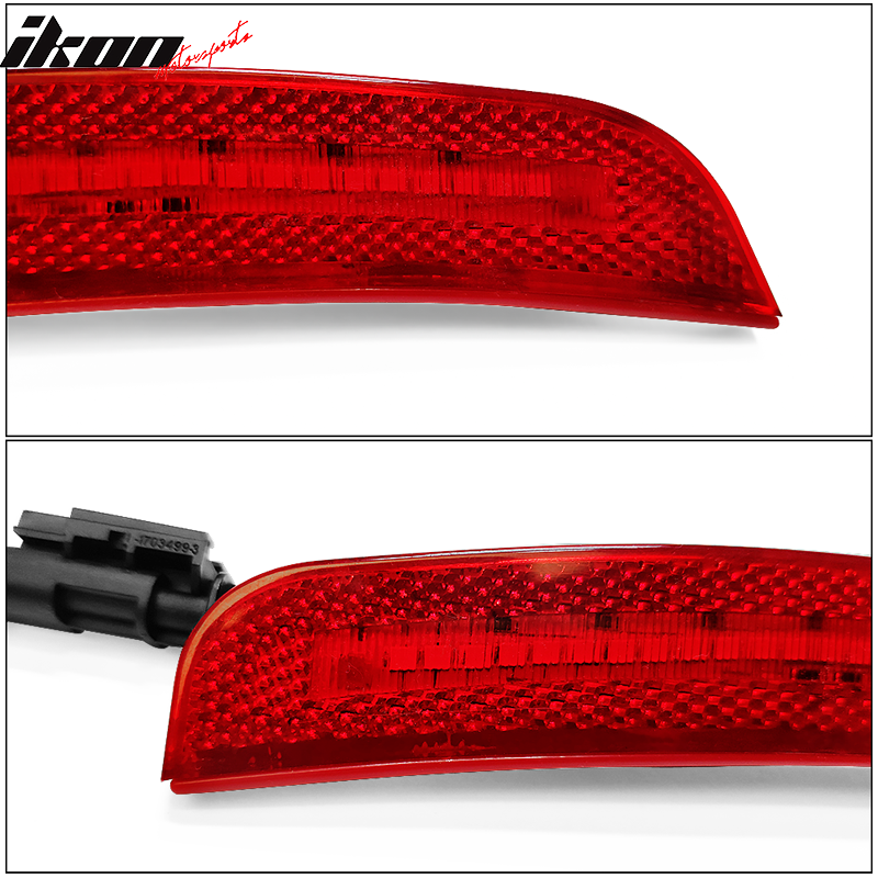 Fits 15-23 Dodge Charger LED Side Marker Lights Turn Signal Lamp