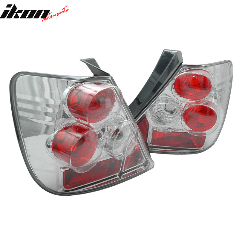 Compatible With 2002-2005 Honda Civic 3Dr SI Hb Chrome Altezza Tail Lights