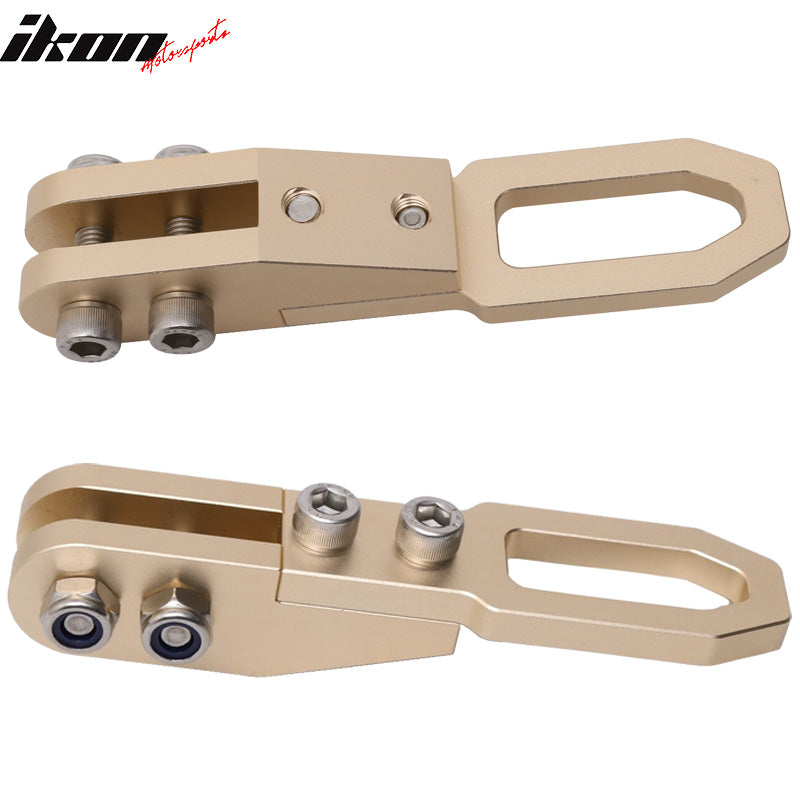 JDM Anodized CNC Billet Aluminum GOLD Rear Bumper Racing Tow Hook For HONDA