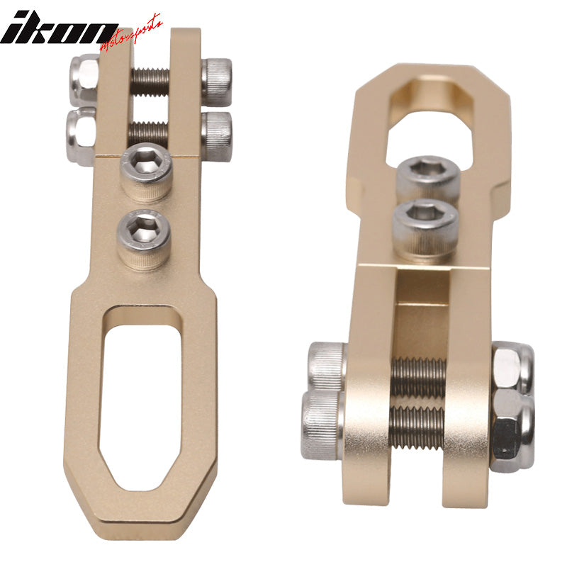 JDM Anodized CNC Billet Aluminum GOLD Rear Bumper Racing Tow Hook For HONDA