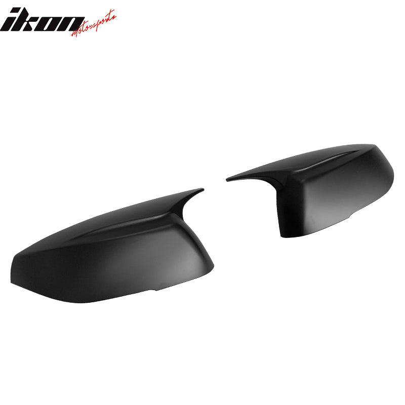 Fits 14-23 Infiniti Q50 Q60 Q70 QX30 Matte Black Rear View Side Mirror Cover Cap