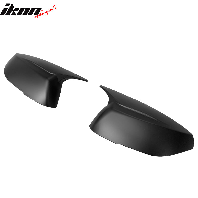 Fits 14-23 Infiniti Q50 Q60 Q70 QX30 Matte Black Rear View Side Mirror Cover Cap