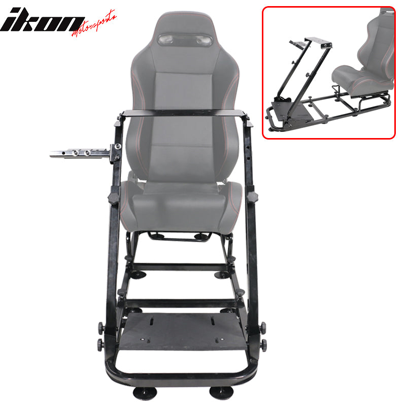 Universal Black Gaming Chair Cockpit Steel