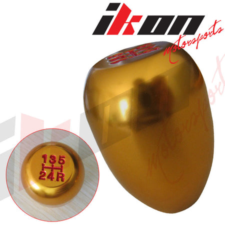 M10X1.5 MT Manual Transmission Gear Gold Shift Knob 5 Speed VW Golf