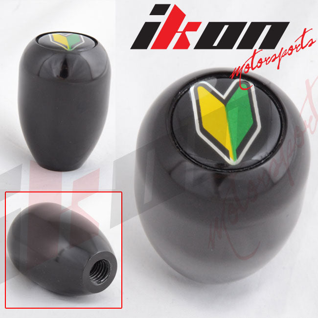 Universal Black M10 5 Speed MT Manual Type R Short Shift Knob Shifter Gear Boot