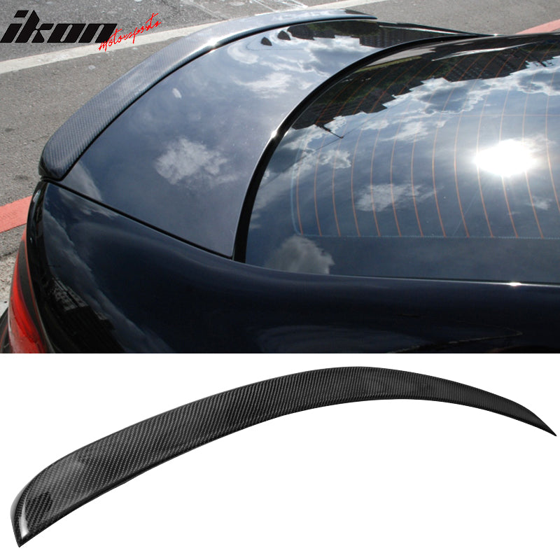 2012-2015 Benz C-Class C204 A Style Trunk Spoiler Wing Carbon Fiber