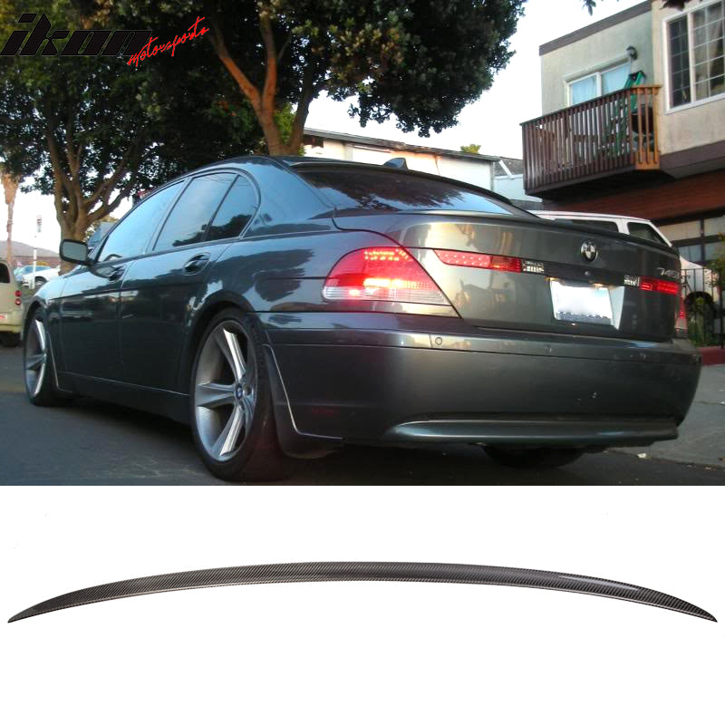 2002-2008 BMW E65 7-Series M3 Style Trunk Spoiler Carbon Fiber