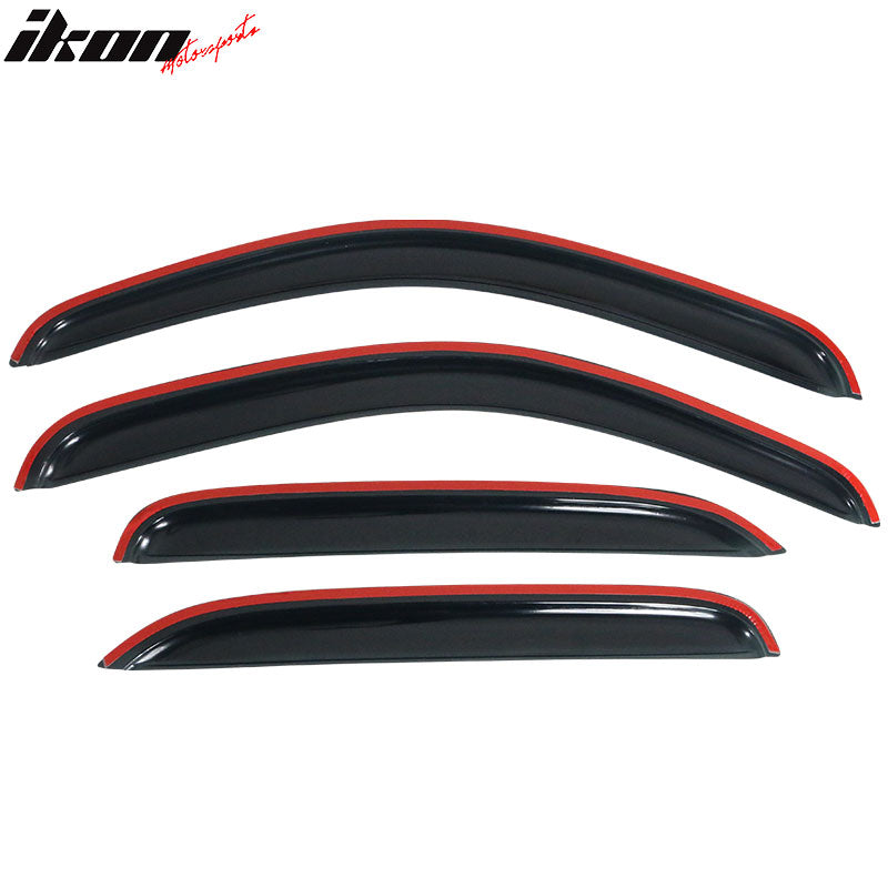 Fits 07-14 Chevy Tahoe GMC Yukon Window Visors Sun Guard Rain Deflector Vent 4PC