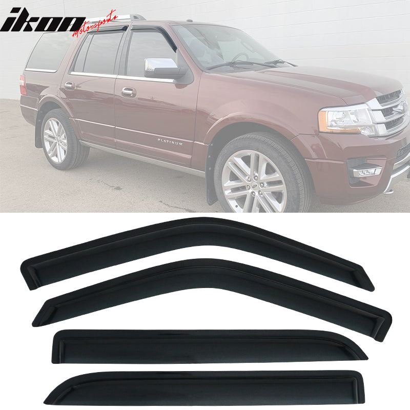 1997-2017 Ford Expedition 98-17 Lincoln Navigator Window Visor Acrylic