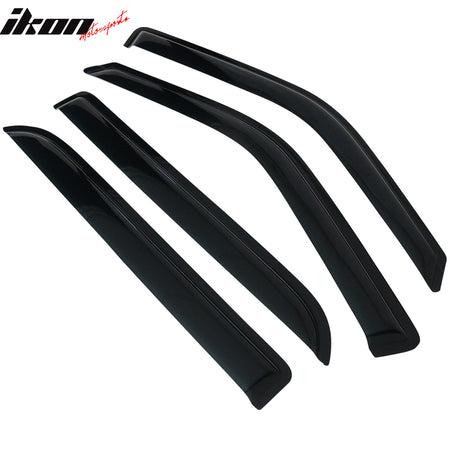 Fits 97-17 Ford Expedition & 98-17 Lincoln Navigator 4PCS Window Visors Tape-On