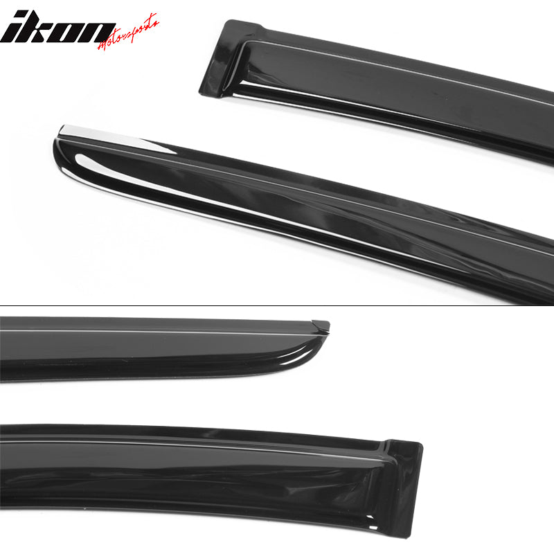 Fits 03-07 Honda Accord 2-Door Coupe Acrylic Window Visors 2Pc Set