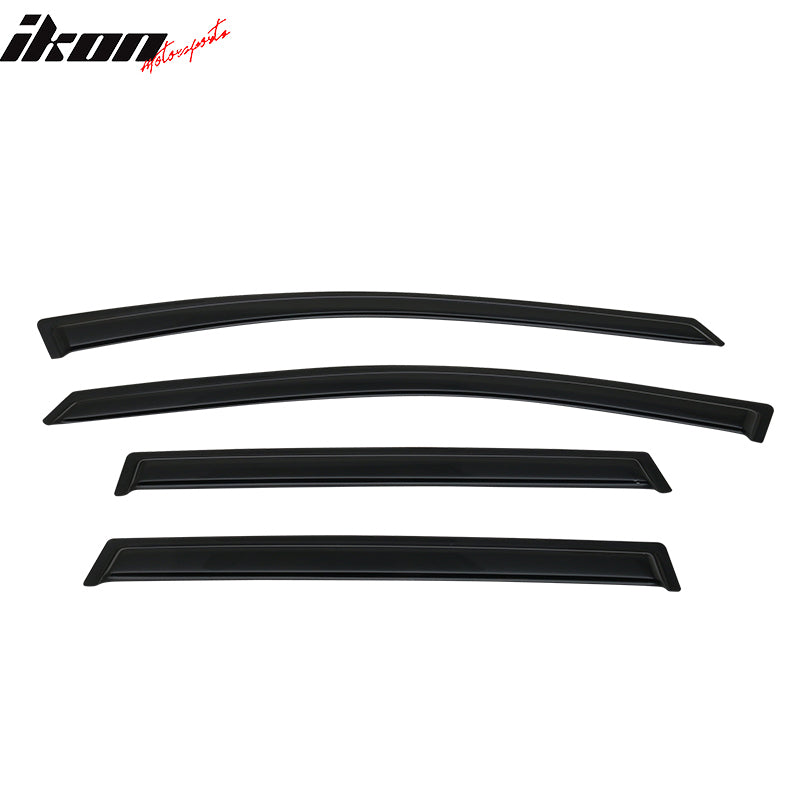 IKON MOTORSPORTS, Window Visor Compatible With 2017-2022 Honda CR-V Vent Sun Shade Rain Guards Side Window Deflectors