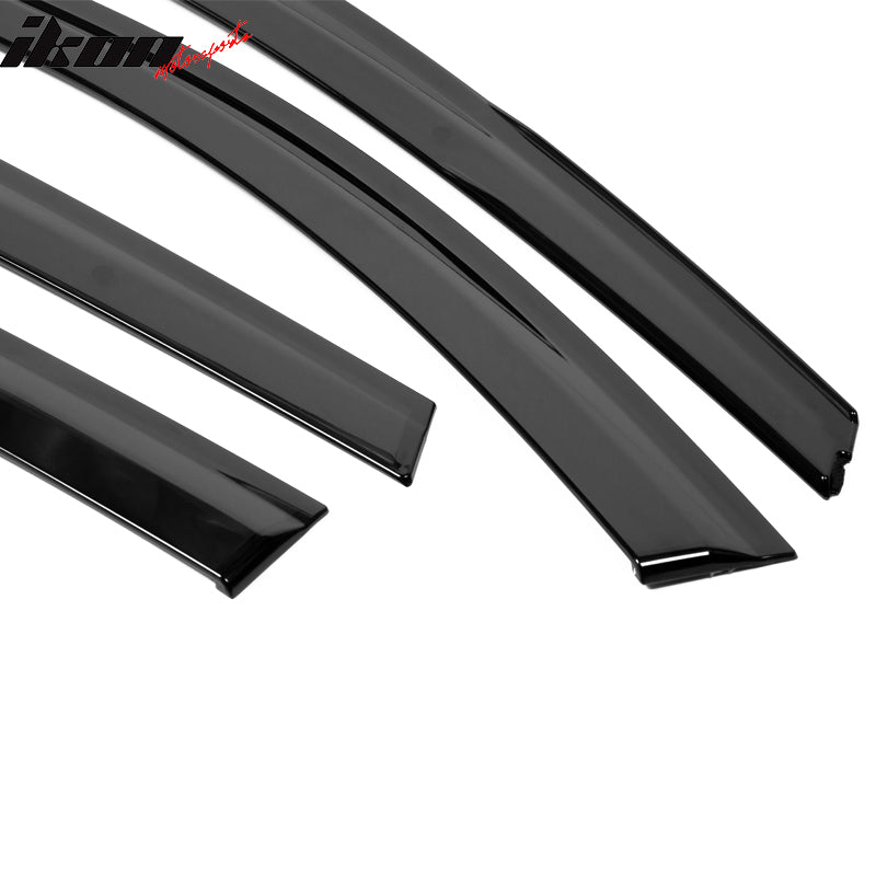 Fits 17-24 Mazda CX-5 KE Polycarbonate Window Visors Wind Deflector 4Pc Set