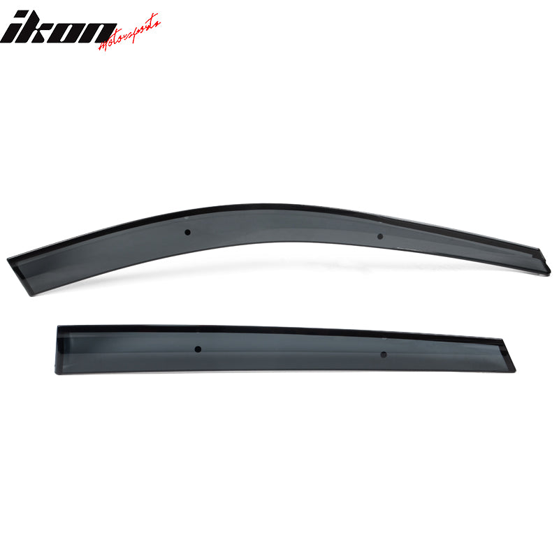 Fits 17-24 Mazda CX-5 KE Polycarbonate Window Visors Wind Deflector 4Pc Set