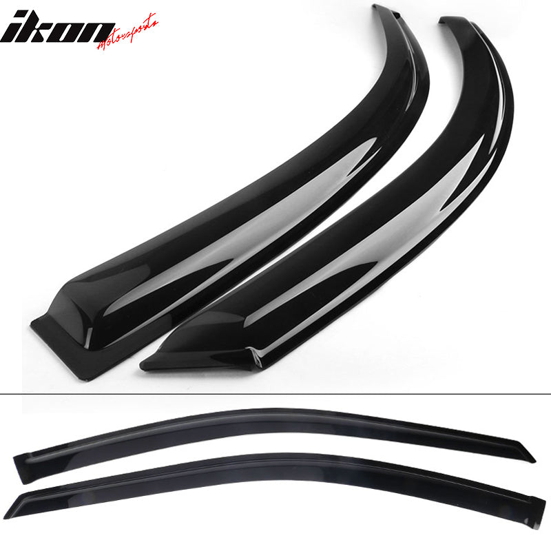 Fits 08-13 Nissan Altima D32 2PCS Window Visors Vent Rain Guard Acrylic Tape-On