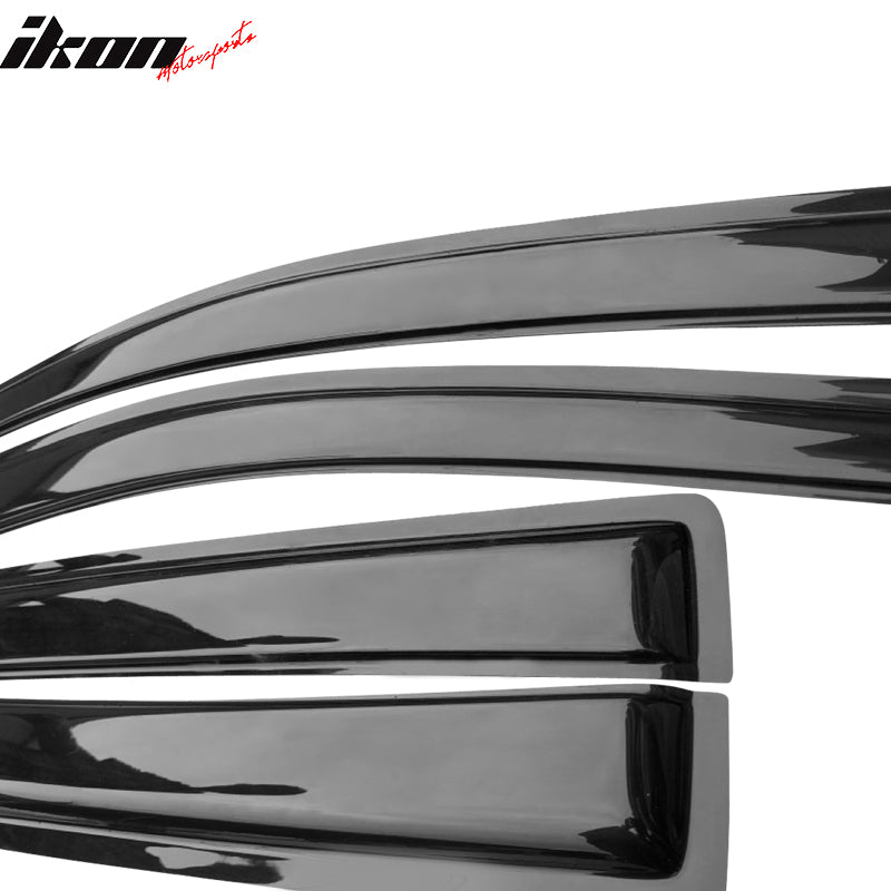 Fits 04-16 Nissan Armada 04-10 Infiniti QX56 Window Visors Acrylic 4Pc Set