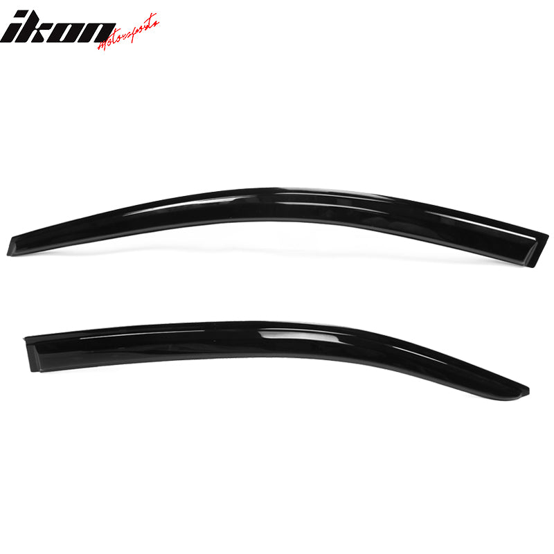 IKON MOTORSPORTS, Window Visor Compatible With 2020-2022 Toyota Corolla Sedan Vent Sun Shade Rain Guards Side Window Deflectors