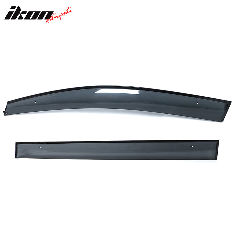 IKON MOTORSPORTS, Window Visor Compatible With 2011-2020 Toyota Sienna Vent Sun Shade Rain Guards Side Window Deflectors