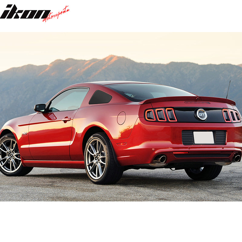 10-14 Ford Mustang Rear Quarter Window Delete Panels