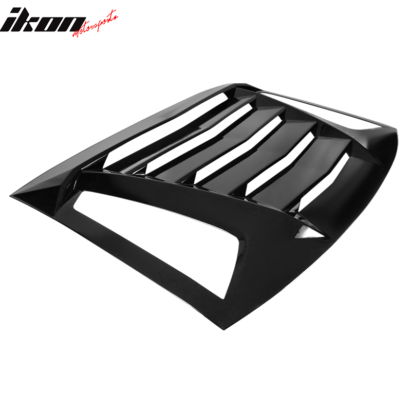 Fits 11-23 Charger IKON V2 Window Louver Matte / Gloss Black Carbon Fiber Print